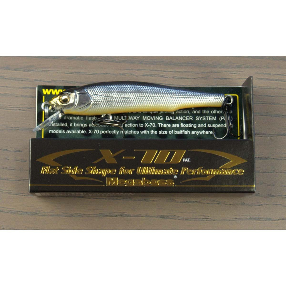 Воблер Megabass X-70SP 7см 5,5гр M Ginkuro OB #1