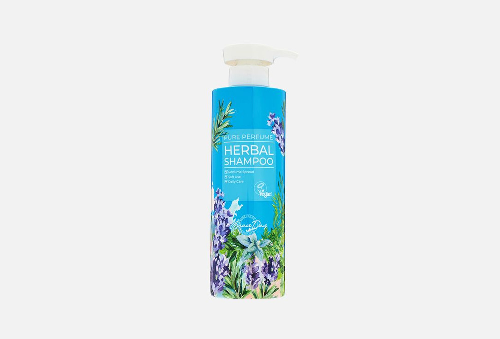 Парфюмированный шампунь для волос Grace Day PURE PERFUME HERBAL SHAMPOO, 500 мл  #1