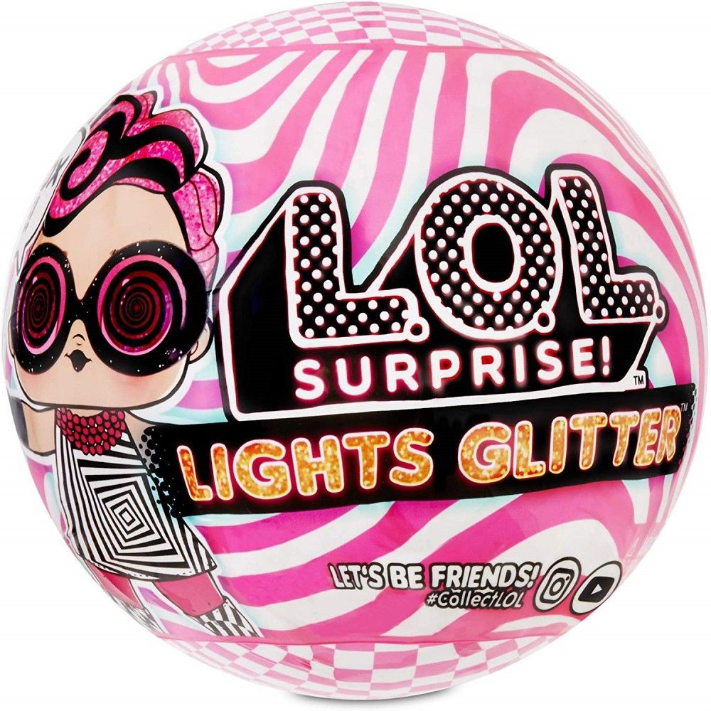 564836 MGA Entertainment Кукла LOL Surprise Lights Glitter (светящиеся в темноте) Лол Блестящая Неоновый #1