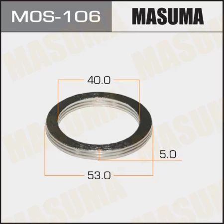 Masuma Прокладка глушителя, арт. MOS-106, 1 шт. #1