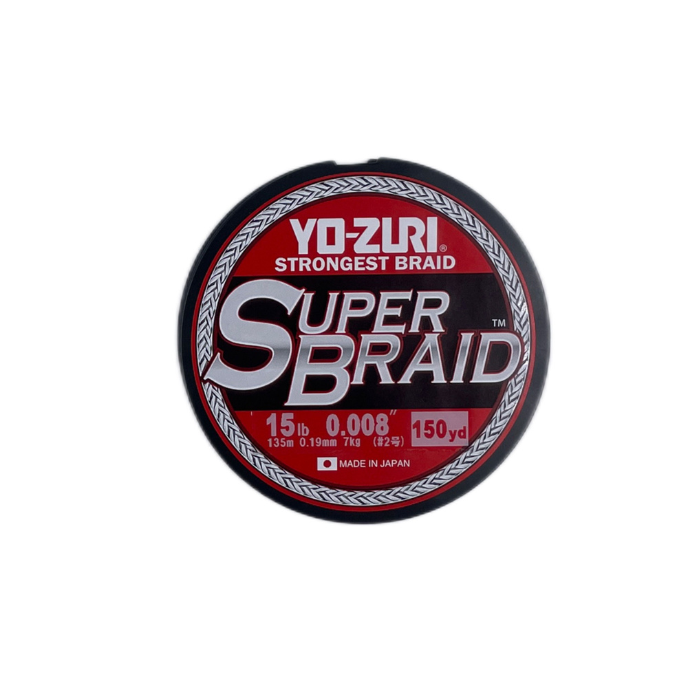 Плетёный шнур Yo-Zuri PE Superbraid 135м Blue (0,19мм) 15lbs #1