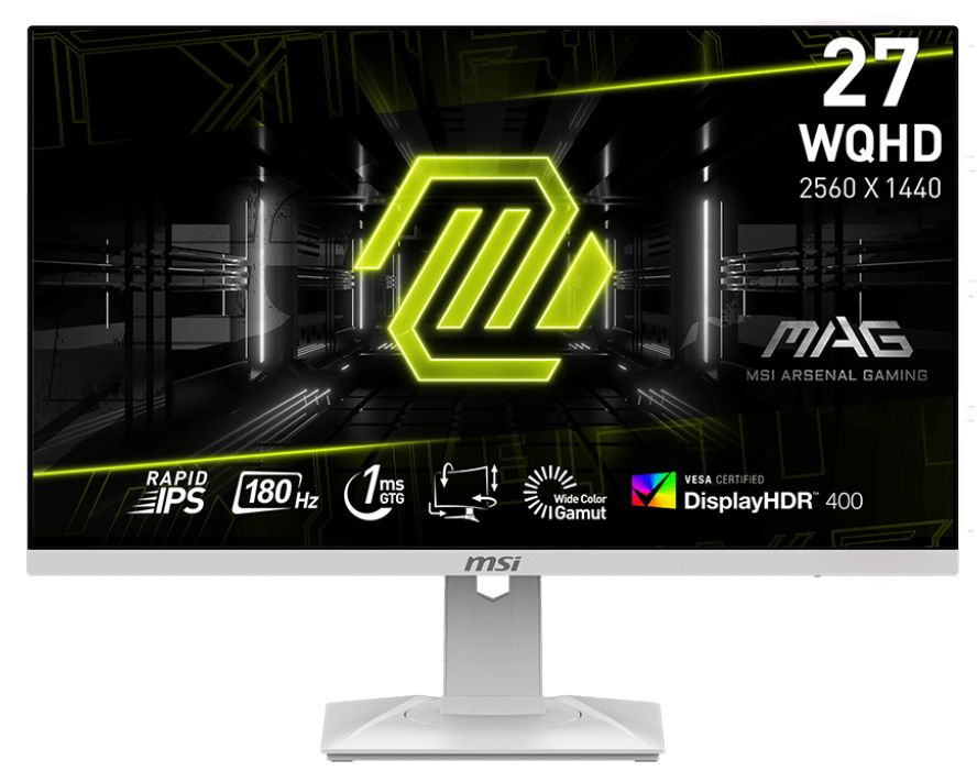 27" Монитор MAG 274QRFW/2K/180Hz/1msGtG/IPS/HDR, белый #1