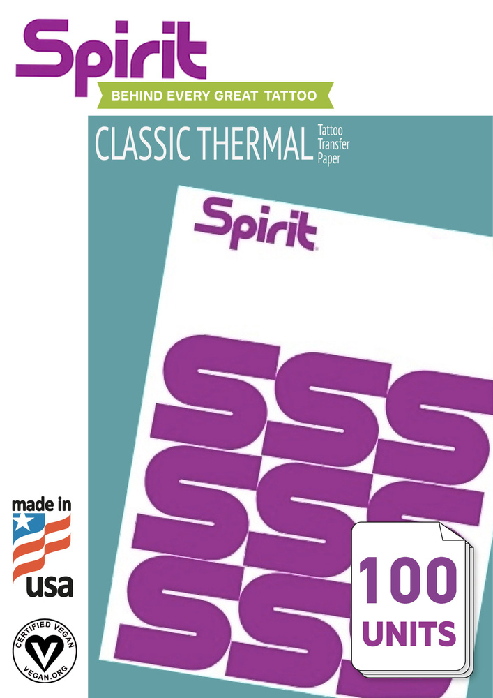 Трансферная бумага Spirit Classic Thermal A4. 100 листов #1