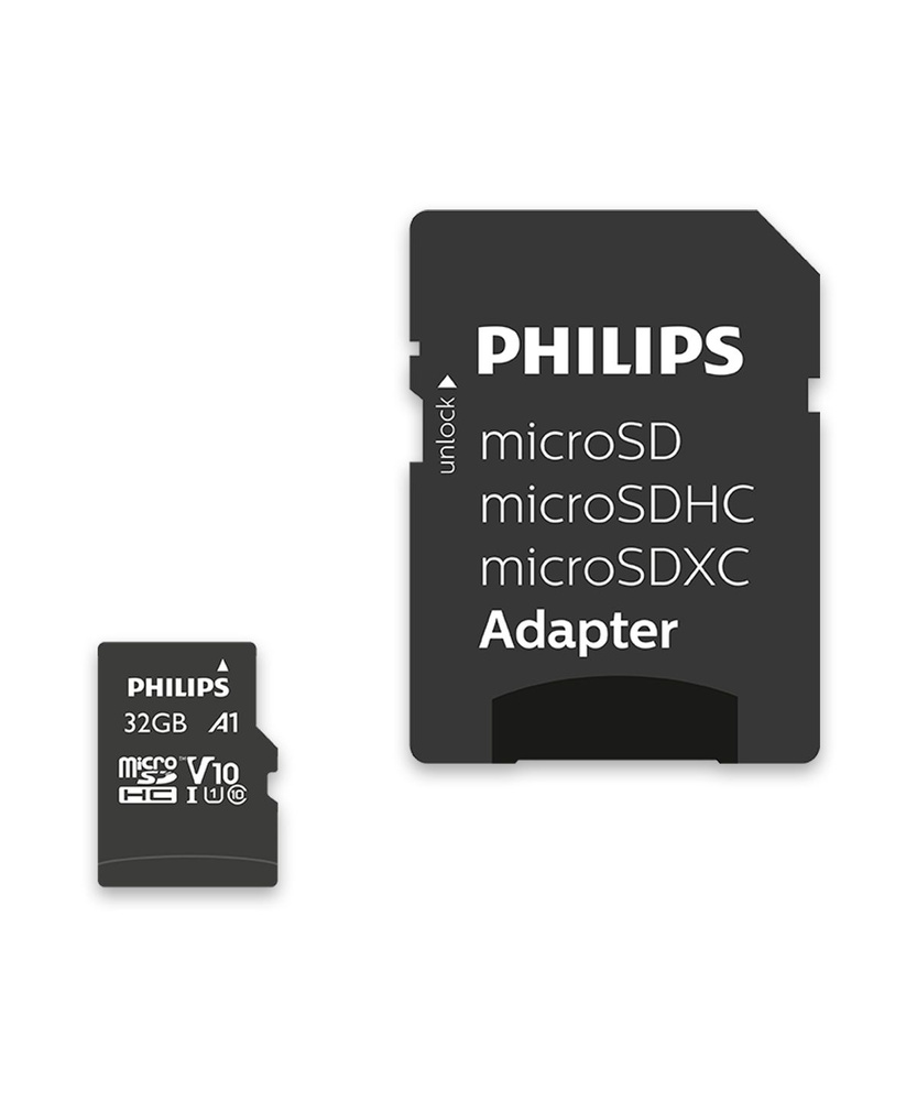 Карта памяти PHILIPS MicroSDXC 32 Гб, Ultra Speed (FM32MA45B) #1