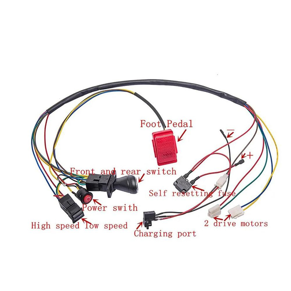 DIY 12V без линии дистанционного управления, комплектующие для детских электромобилей.  #1