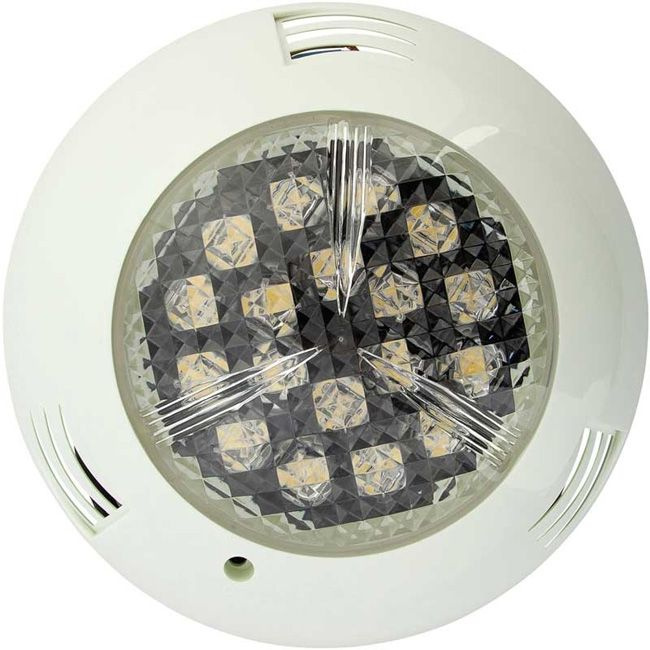 Прожектор светодиодный универсальный с оправой из ABS-пластика Poolmagic 18 Вт, Белый  #1