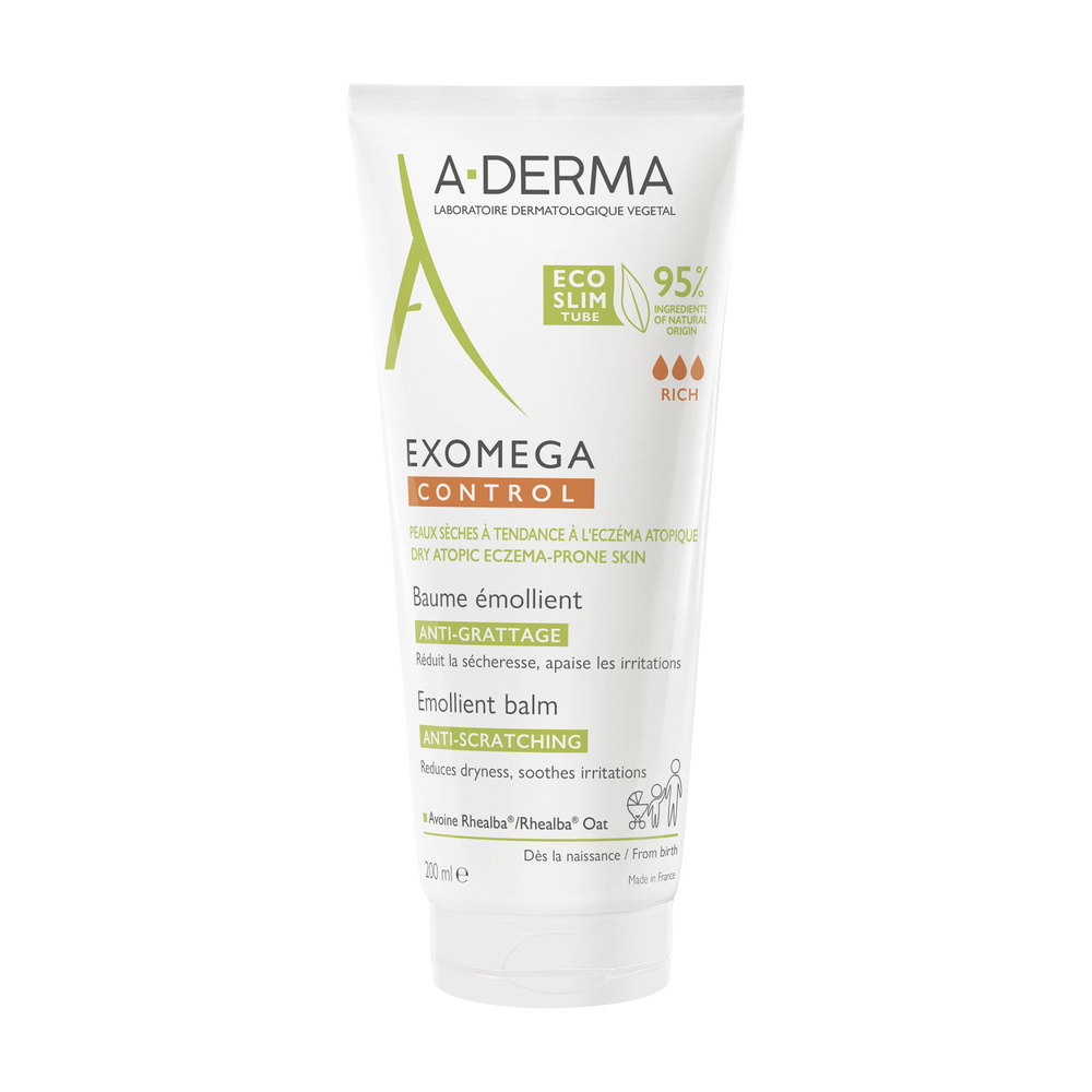 A-DERMA EXOMEGA CONTROL Бальзам смягчающий 200 мл #1