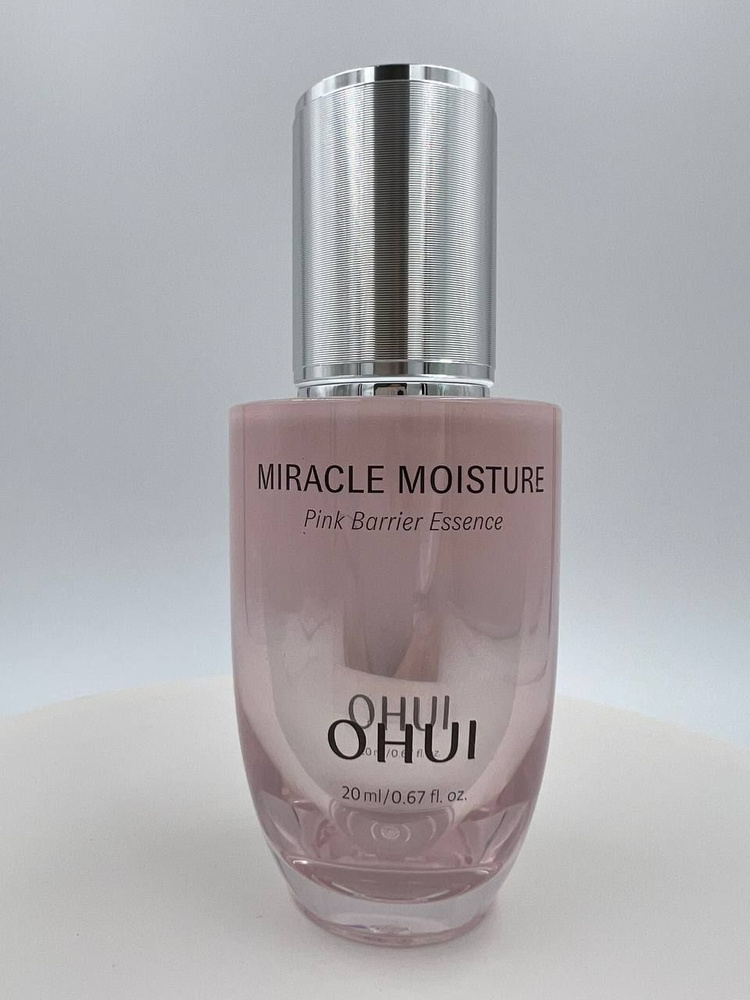 O HUI Антивозрастная увлажняющая эссенция для ухода за кожей Miracle Moisture Pink Barrier Essence 20мл #1