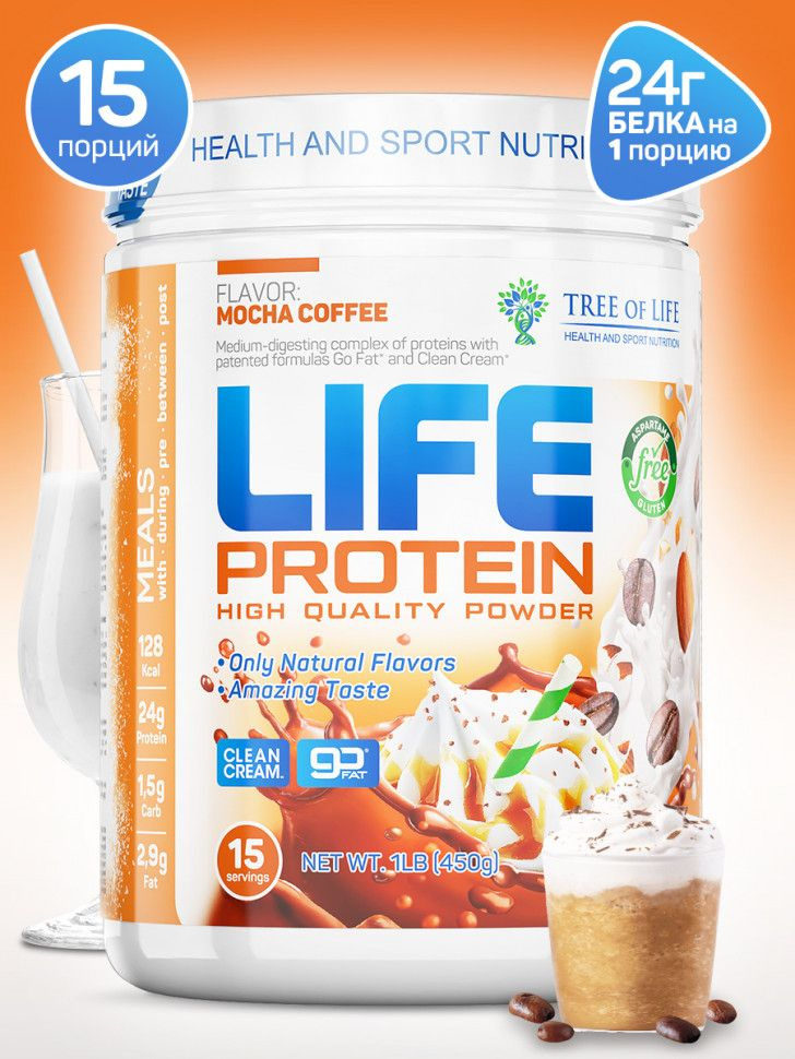 Life Protein Протеин Мокачино 450г #1