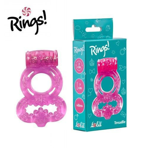 Lola Games Эрекционное кольцо Rings Treadle pink #1