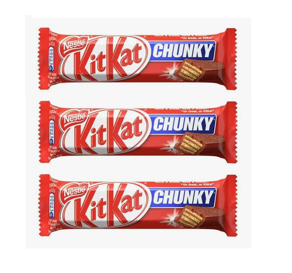 Батончики KitKat Chunky, 40 г x 3 шт #1