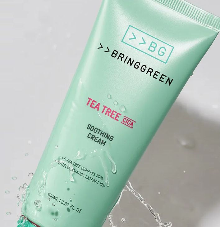 BRINGGREEN Успокаивающий крем Tea Tree Cica Soothing Cream, 100 мл #1