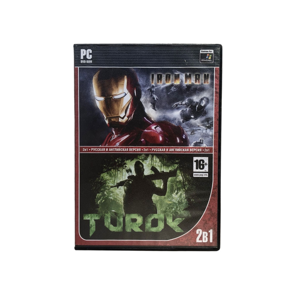 Игра Игра PC DVD-Rom Iron Man + Turok - 2в1 - (Action-Adventure, FPS, SEGA, Propaganda Games, 2008) (Windows, #1