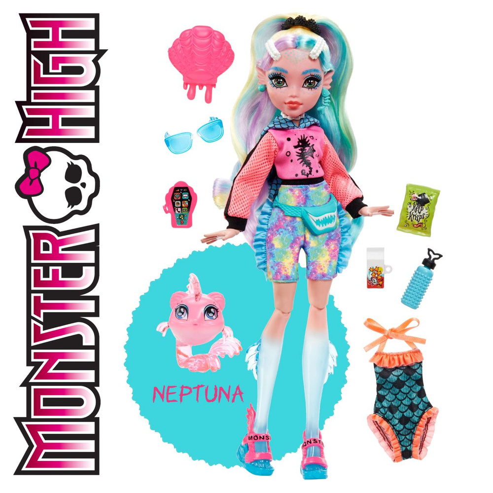 Шарнирная кукла Monster High HHK55 Lagoona Blue - Лагуна Блю #1