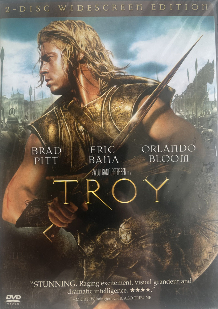 Troy / Троя (БЕЗ РУССКОГО ЯЗЫКА, Widescreen Edition, американ. диск R1) 2DVD  #1