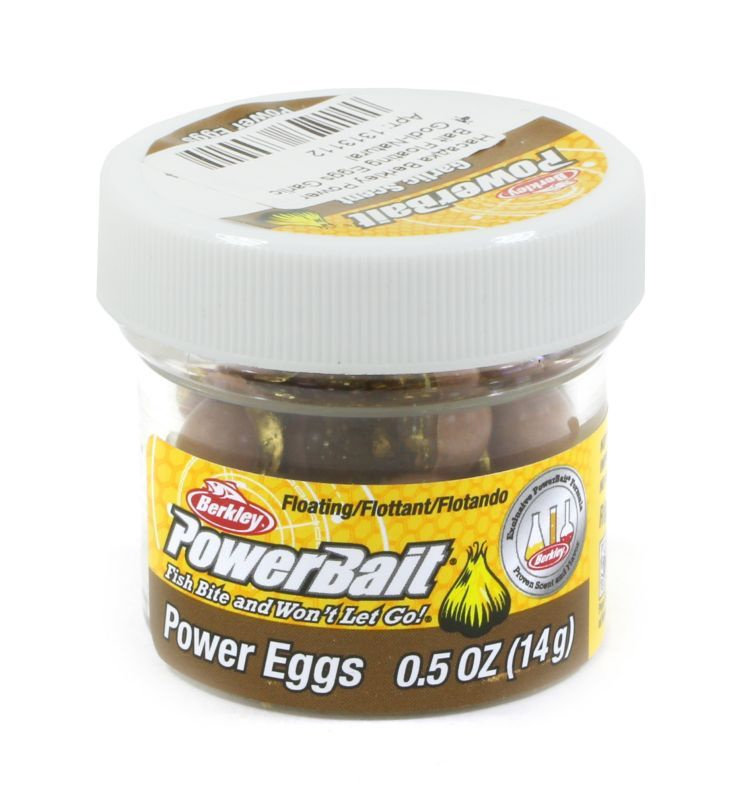 Насадка Berkley Power Bait Floating Eggs Garlic Gold-Natural #1