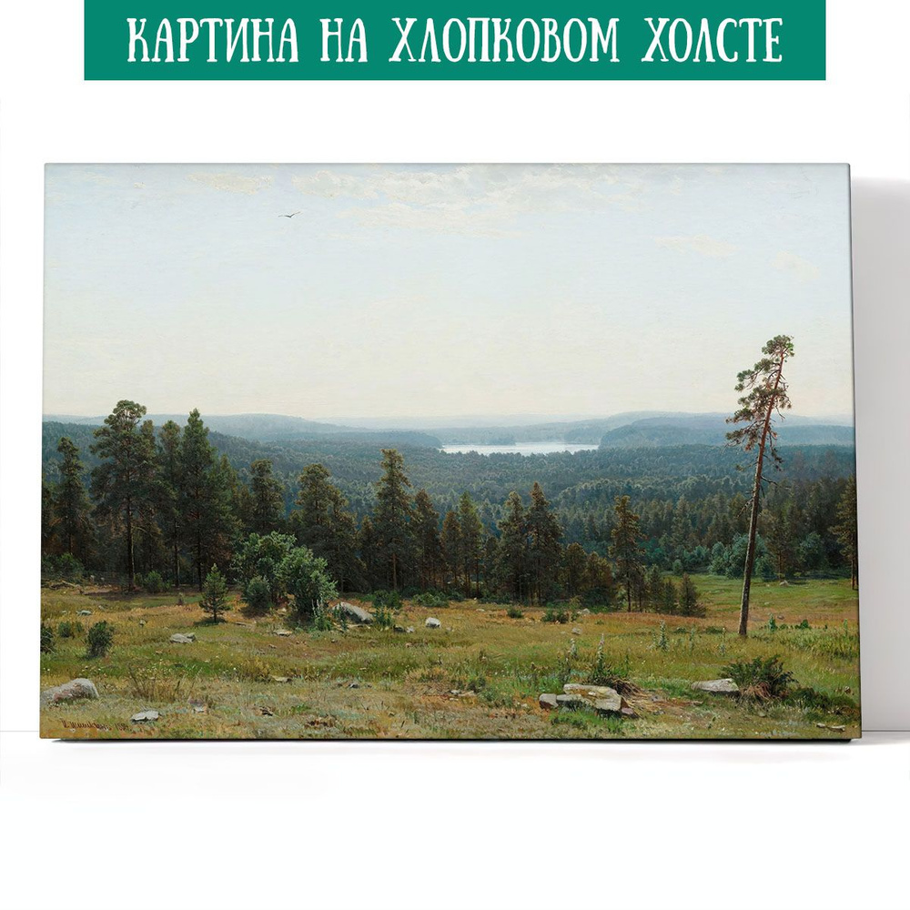 Арт-сити Картина "Лесные дали. Иван Шишкин", 70  х 50 см #1