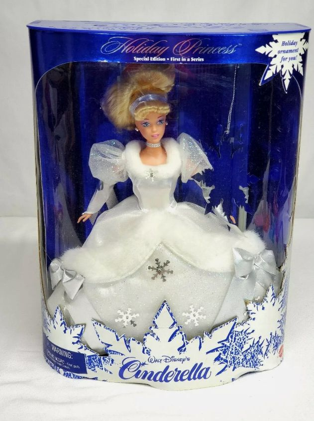 Кукла Barbie Disney Holiday Princess Cinderella Doll 1996(Кукла Золушка)Ограниченное коллекционное издание #1