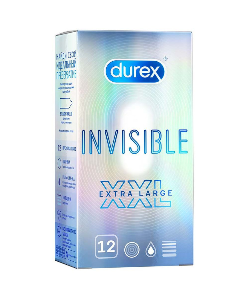 презерватив durex invisible xxl n12 - 1шт. #1