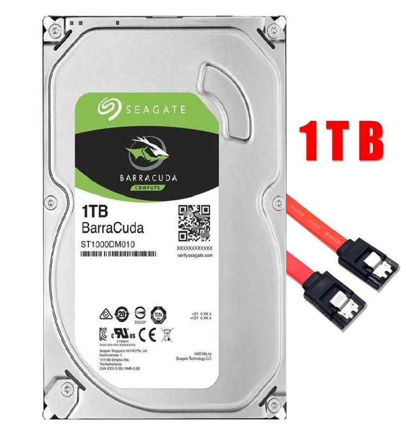 1 ТБ Внутренний жесткий диск ST1000DM010;1tb hdd 3.5'' (2EZ102)  #1