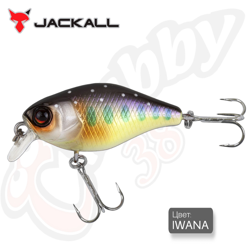 Воблер JACKALL Chubby 38 цв. iwana #1