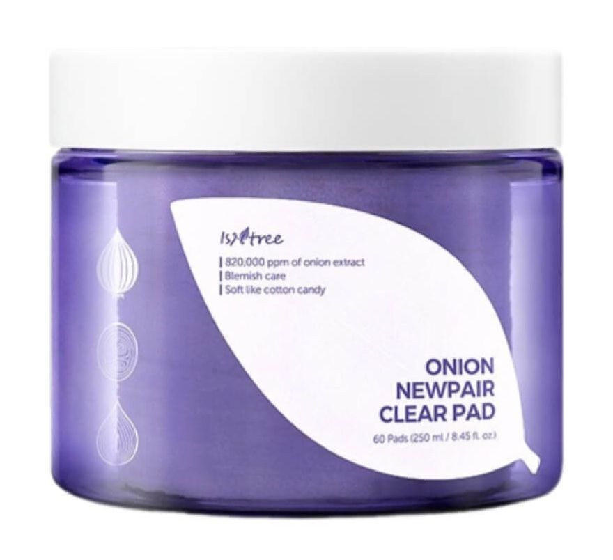 ISNTREE Многослойные очищающие пэды с красным луком Onion Newpair Clear Pad, 60 шт.  #1