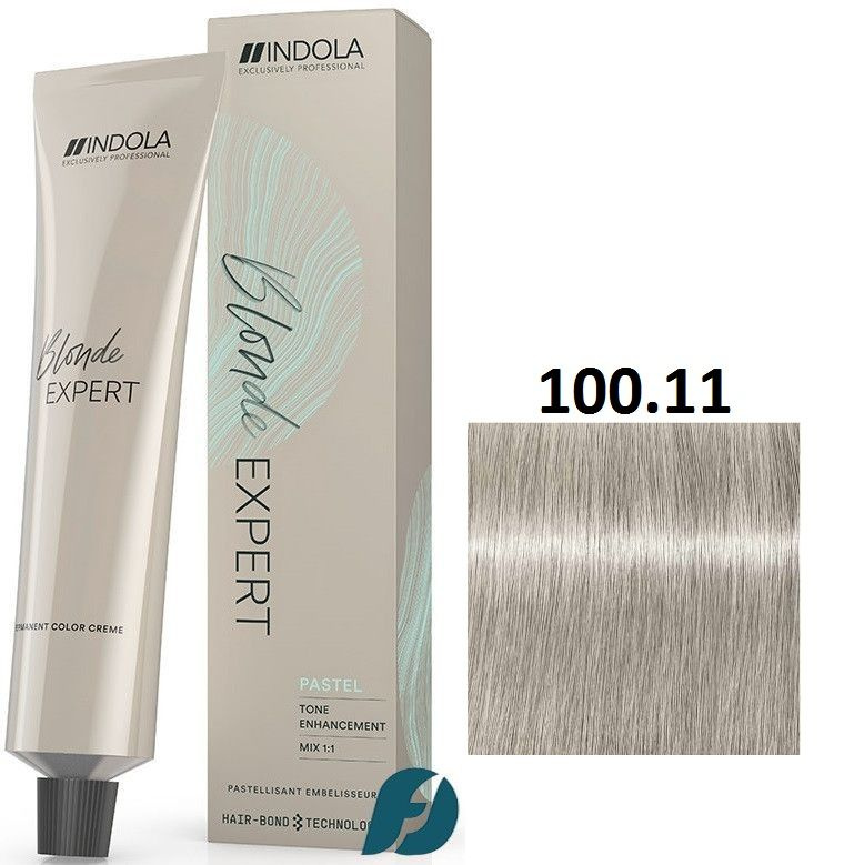 Indola Professional Blonde Expert Highlift 100.11 Перманентный крем-краситель для волос Ультраблонд интенсивный #1