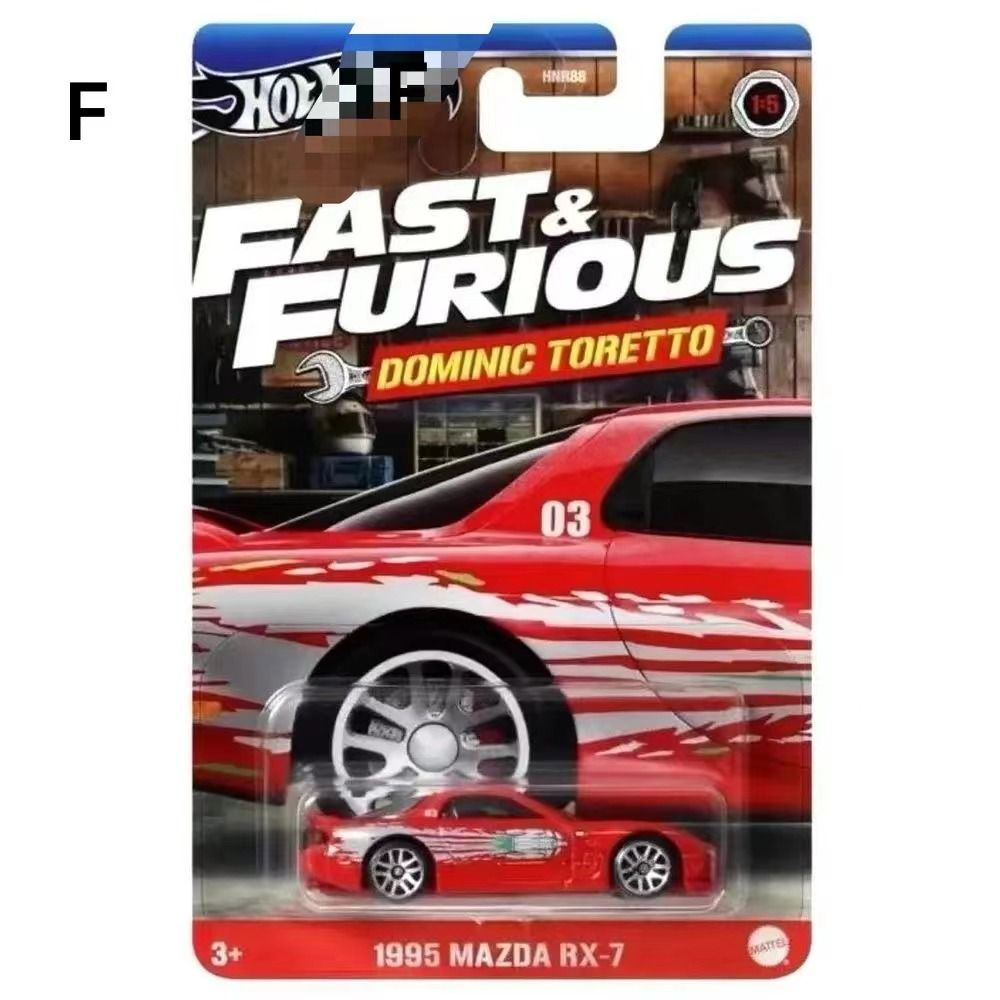 Машинка коллекционная Mattel Hot Wheels 2024 HNR88 Fast & Furious - Dominic Toretto 1995 Mazda RX-7  #1