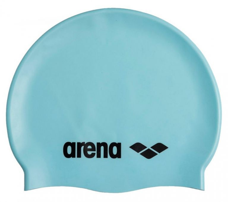 Шапочка для плавания Arena Classic Silicone, синяя #1