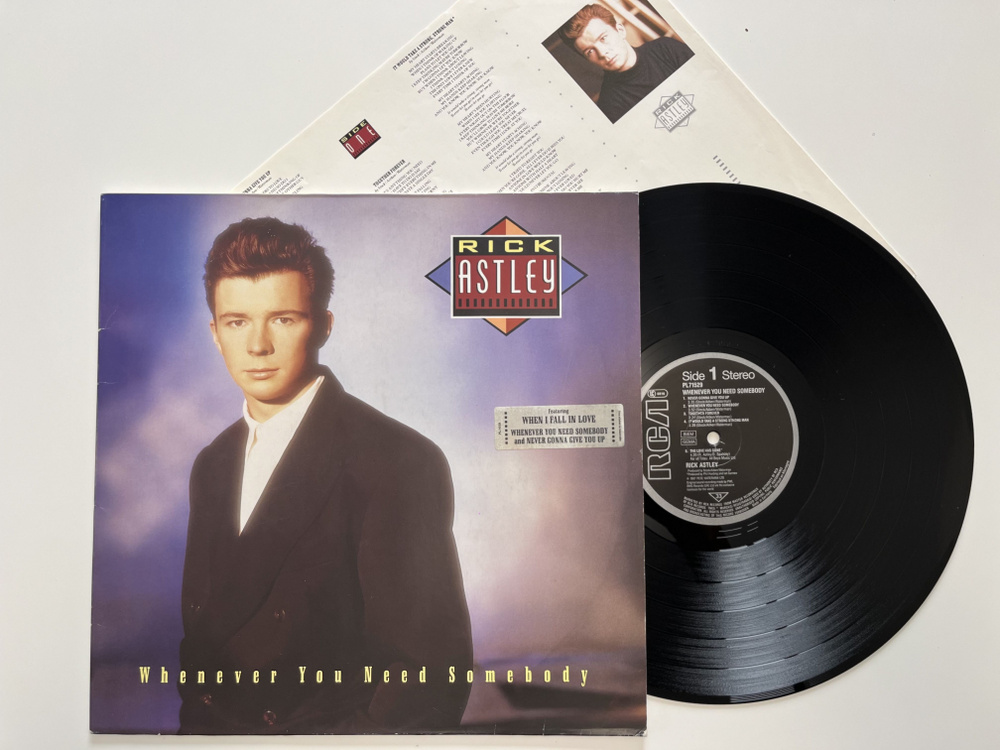 Виниловая пластинка Rick Astley - Whenever You Need Somebody (1987) #1