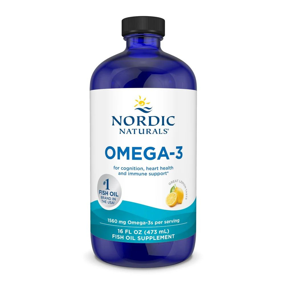 Nordic Naturals, Омега-3 с лимонным вкусом, 1560 мг, 473 мл #1