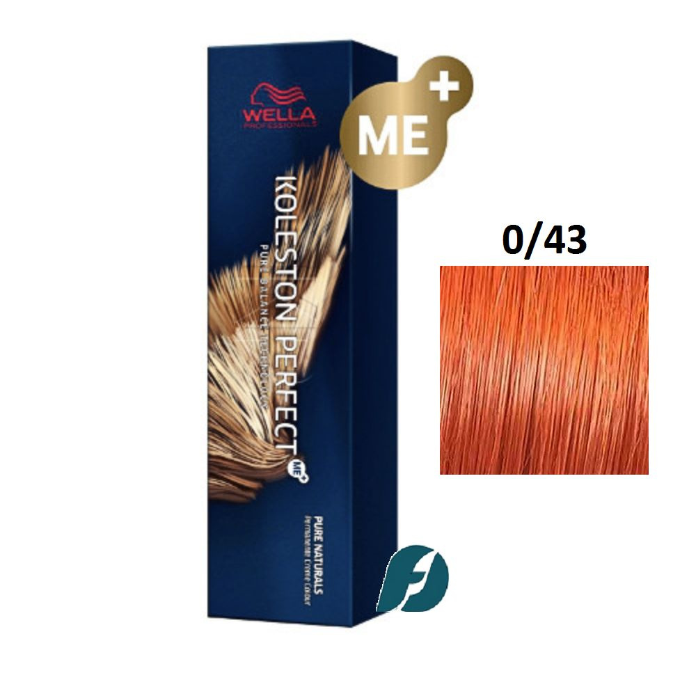 Wella Professionals Koleston Perfect ME+ 0/43 Краска для волос - Красный золотистый, 60мл  #1