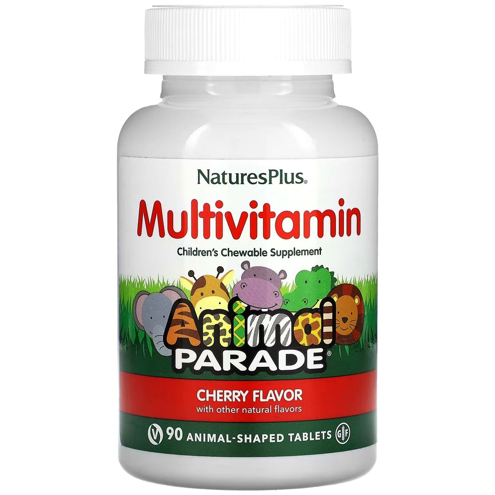 Animal Parade Multivitamin 90 chewable tabs Cherry / Мультивитамины для Детей 90 жевательных конфет в #1