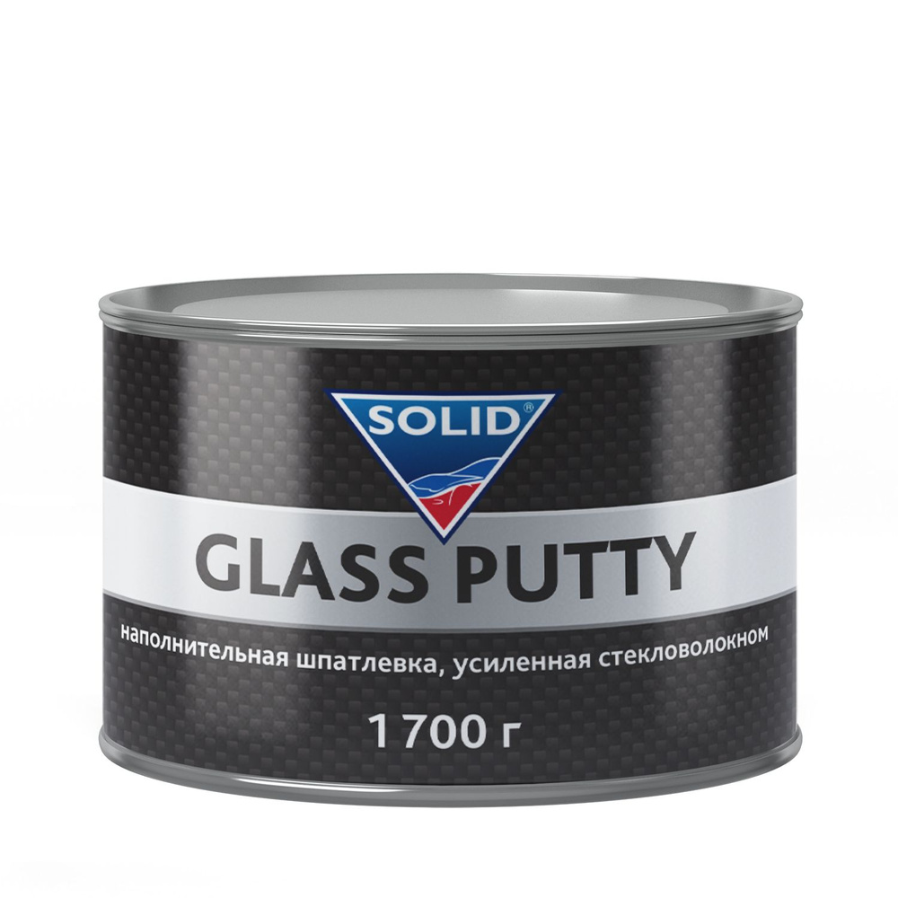 Шпатлевка автомобильная наполнительная, усиленная стекловолокном SOLID PROFESSIONAL LINE GLASS PUTTY #1