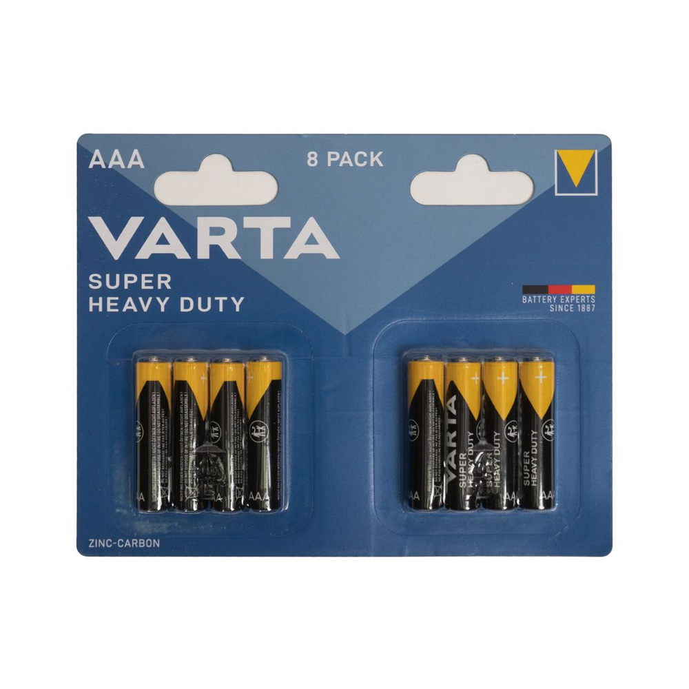 Varta Батарейка AAA, Воздушно-цинковый тип, 1,5 В, 8 шт #1