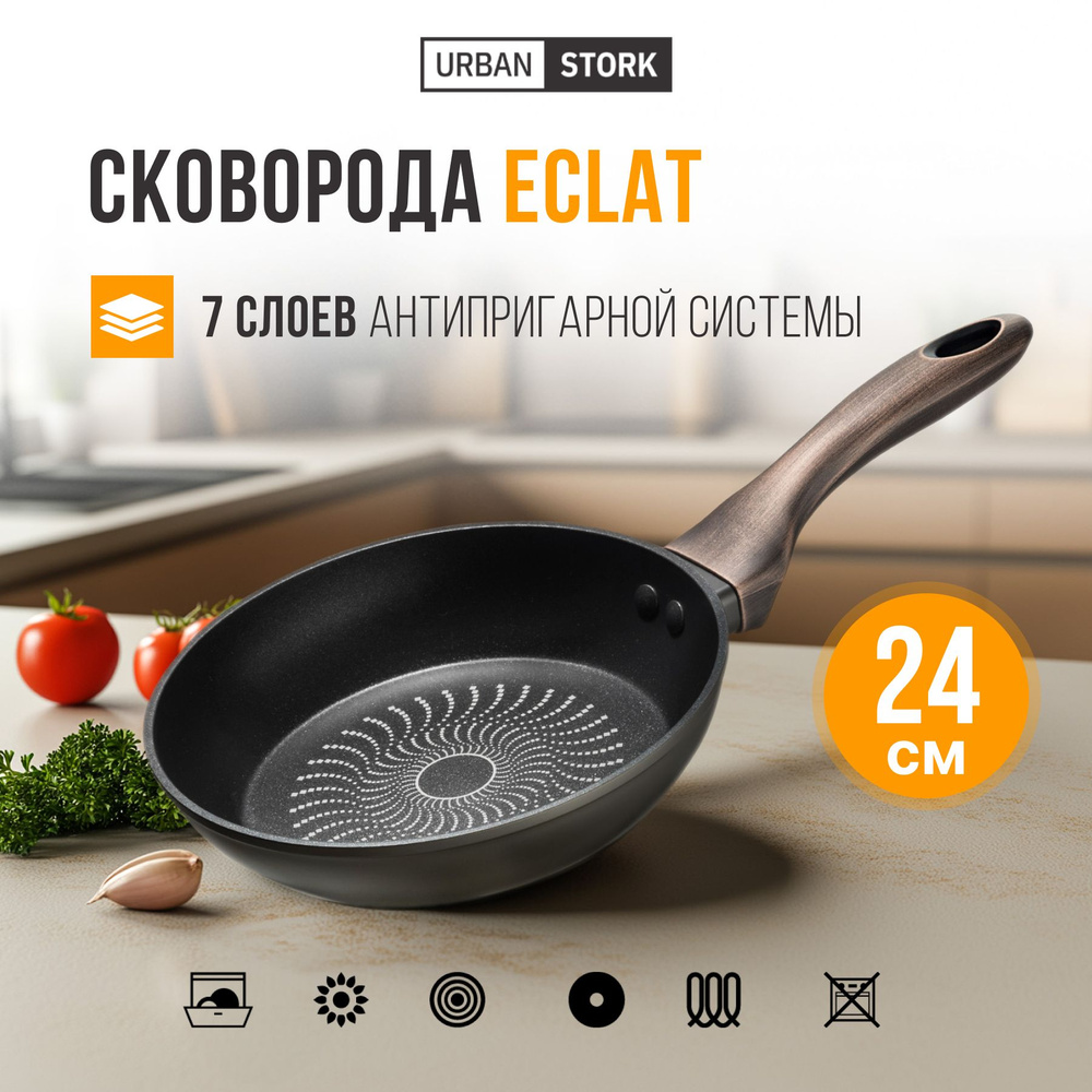 Сковорода с антипригарным покрытием ECLAT, 24 см #1