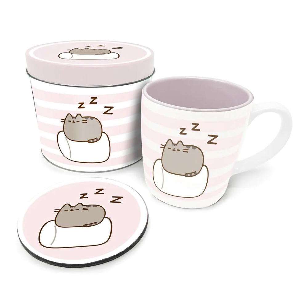 Набор Pusheen Marshmallow (банка, кружка, подстаканник) GP85551 #1