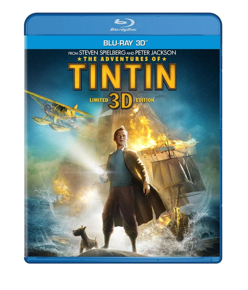 3D Приключения Тинтина: Тайна единорога (2011) Blu-ray 50Gb (блю-рей)  #1