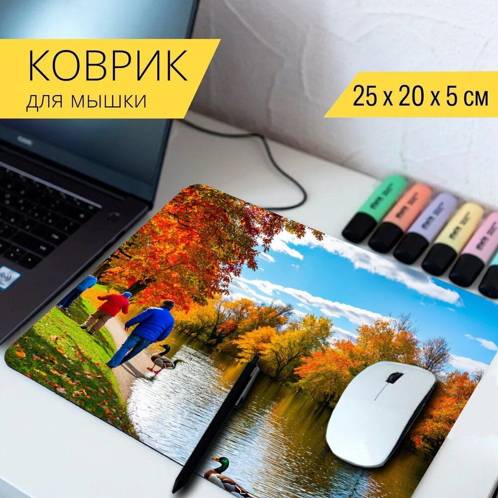 LotsPrints Коврик для мыши poc-THEMES-AUTUMN-98, разноцветный #1