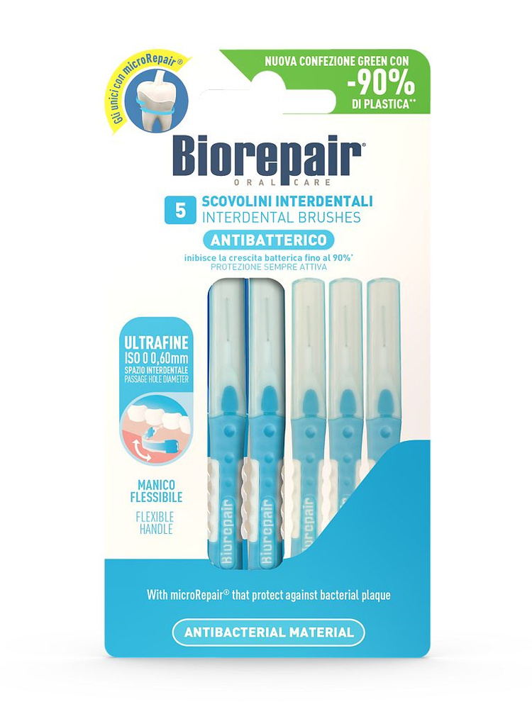 Biorepair Цилиндрические межзубные ершики Scovolini Interdentali Cilindrici 0.60 мм 1 уп  #1