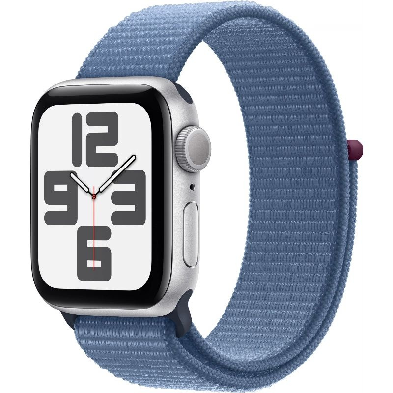 Умные часы Apple Watch Series SE Gen 2 40 мм Aluminium Case, Blue Sport Loop, Silver, серебристый  #1