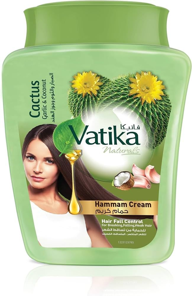 Dabur Vatika CACTUS AND GARLIC Hair Fall Control Mask/Ватика КАКТУС И ЧЕСНОК /Маска КОНТРОЛЬ ВЫПАДЕНИЯ #1