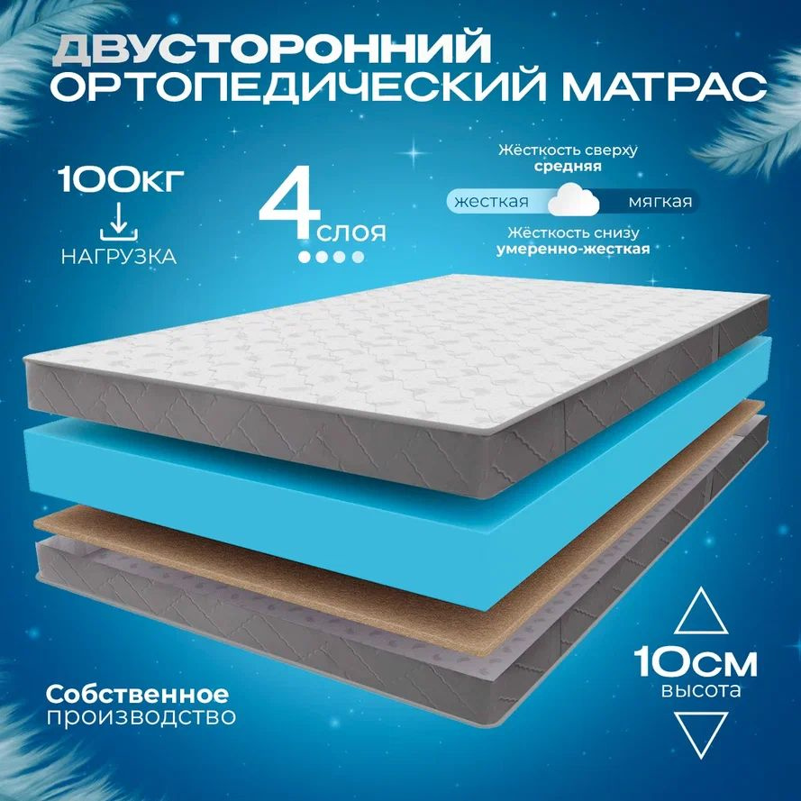 VITAFLEX Матрас в кроватку Ортопедический беспружинный матрас 110x170 VITAFLEX Anatomic 9V Sk, латексированая #1