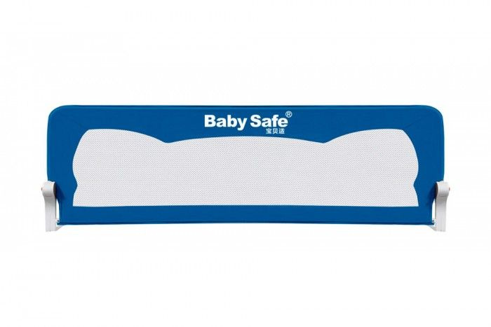 Baby Safe Барьер для кроватки Ушки 150х42 синий #1