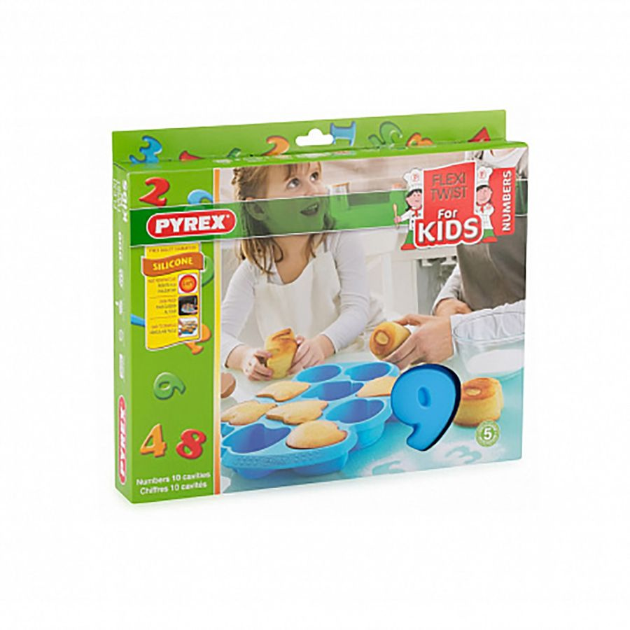 Форма для выпечки Pyrex Цифры, силикон, 23x26 см #1