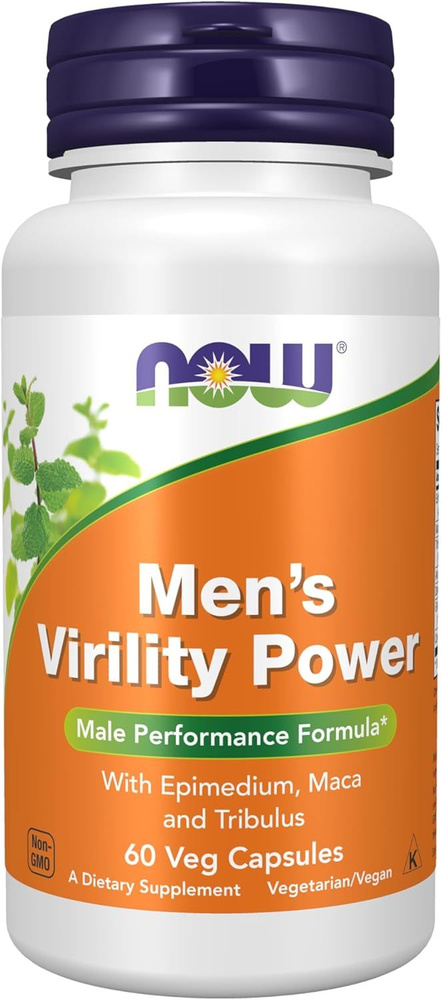 NOW Mens Virility Power 60 veg capsules (формула мужской эффективности) #1