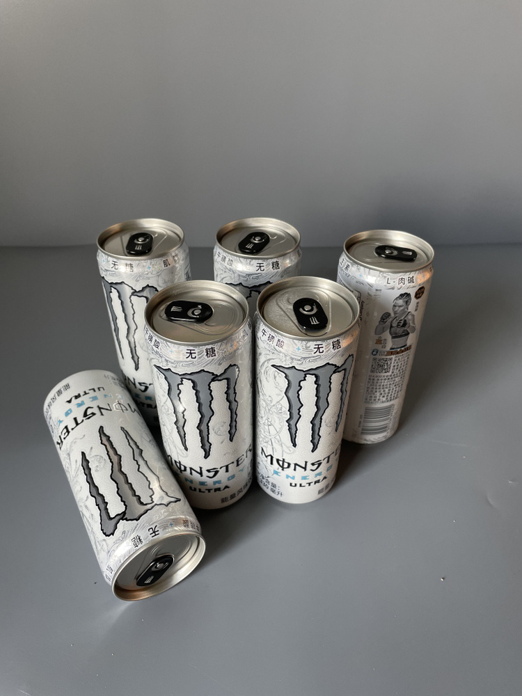 Энергетический напиток Monster Energy Ultra White, ж/б, 6 шт. х 330 мл, Китай  #1