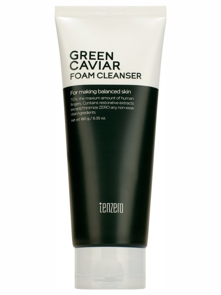 Tenzero Пенка для умывания лица с экстрактом морского винограда Green Caviar Foam Cleanser 180г  #1