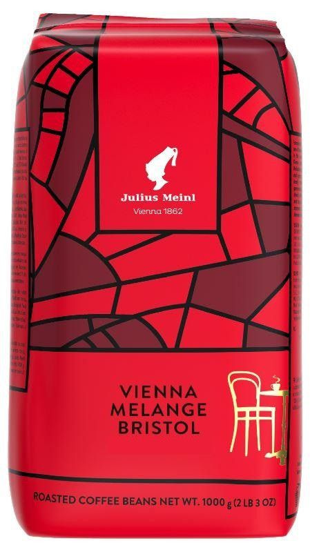 Julius Meinl Vienna Melange Bristol 1 кг кофе в зернах арабика 100% пакет с клапаном  #1