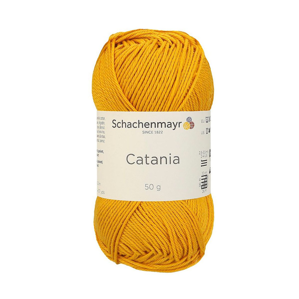 Catania /Катания/ пряжа Schachenmayr Originals, 100% хлопок, 50г/125м, арт. 9801210 цвет 00249, gold #1